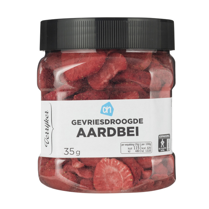 Huismerk Verrijker gevriesdroogde aardbeien