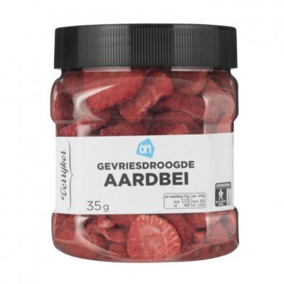 Huismerk Verrijker gevriesdroogde aardbeien