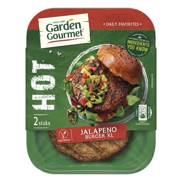Garden Gourmet Jalapeno burger