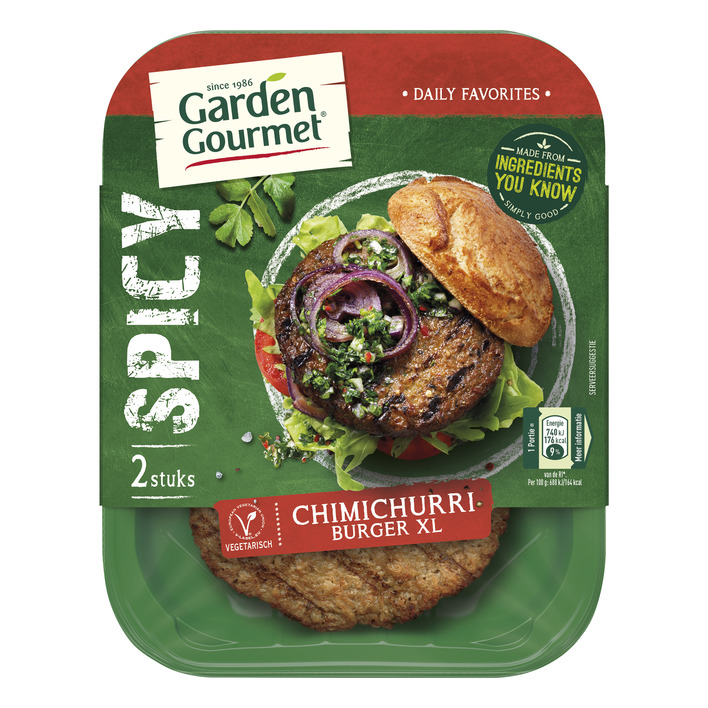 Garden Gourmet Chimichurri burger