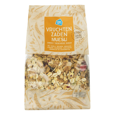 Huismerk Vruchten zaden muesli