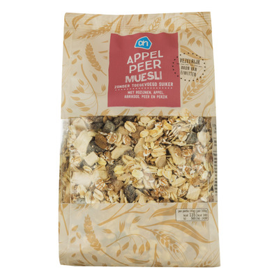 Huismerk Appel-peer muesli