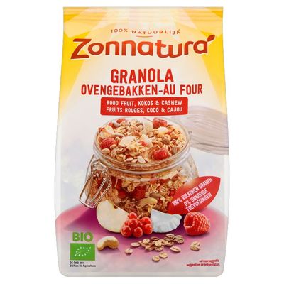 Zonnatura Granola rood fruit