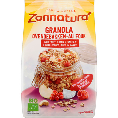 Zonnatura Granola rood fruit