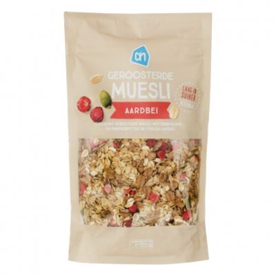 Huismerk Geroosterde muesli aardbei