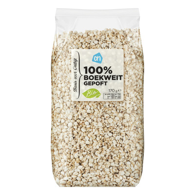 Huismerk Biologisch 100% boekweit gepoft