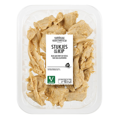 Huismerk Stukjes als van kip