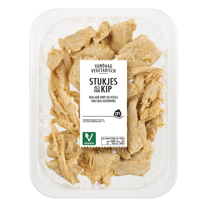 Huismerk Stukjes als van kip