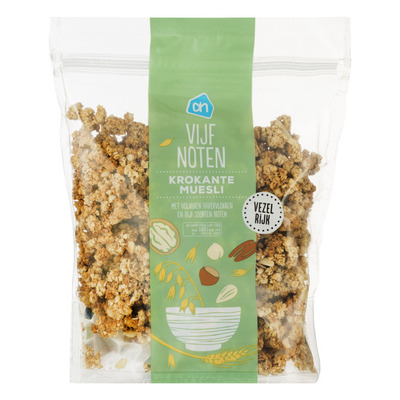 Huismerk Krokante muesli 5 noten