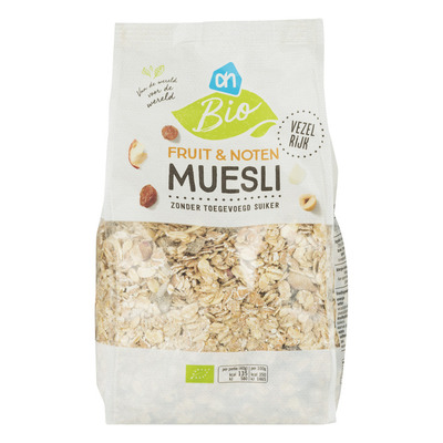 Huismerk Biologisch Muesli vruchten noten