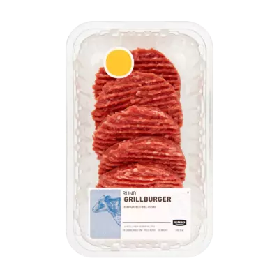Huismerk Rund Grillburger 5 Stuks
