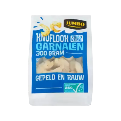 Huismerk Knoflook Garnalen
