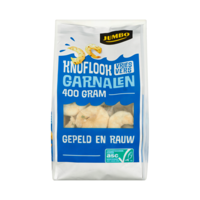 Huismerk Knoflook Garnalen