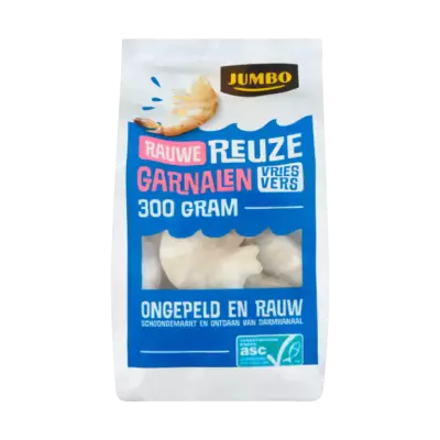 Huismerk Rauwe Reuze Garnalen