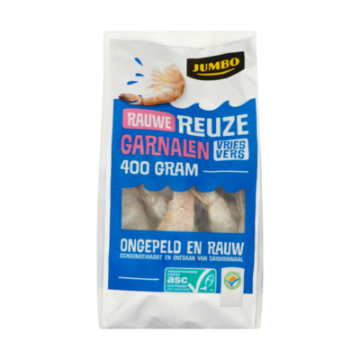 Huismerk Rauwe Reuze Garnalen