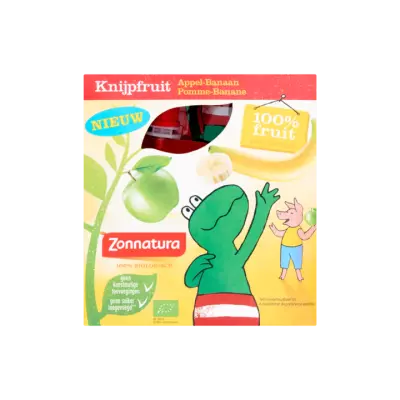 Zonnatura Knijpfruit Appel-Banaan