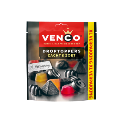 Venco Droptoppers Zacht & Zoet XL