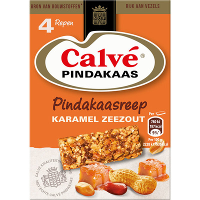 Calvé Pindakaasreep karamel
