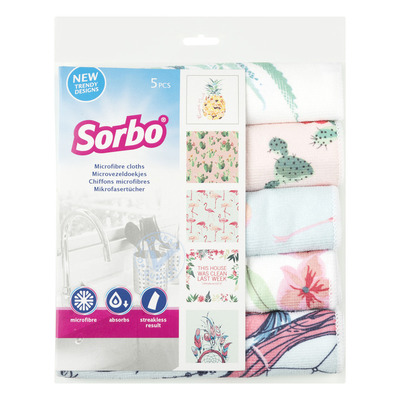 Sorbo Microvezeldoek tropical print