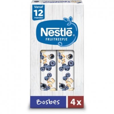 Nestlé Fruitreepje bosbes 12+ mnd baby snack