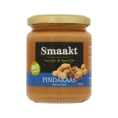 Smaakt Biologisch Pindakaas Natriumarm