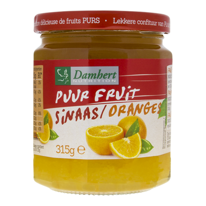 Damhert Puur fruit confituur sinaas