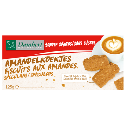Damhert No sugar added amandelkoekjes