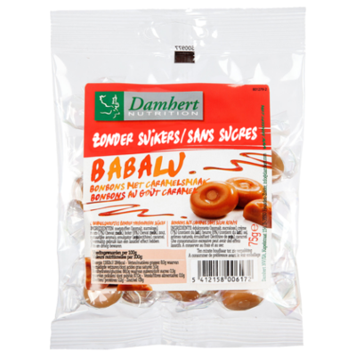 Damhert No sugar added babalu caramel
