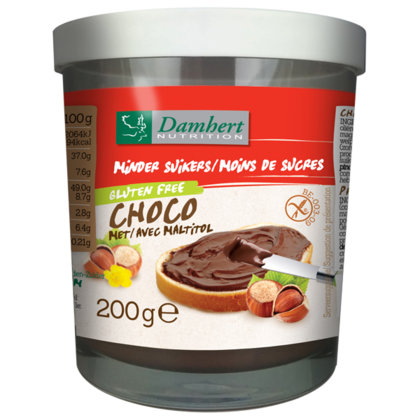 Damhert No sugar added chocopasta