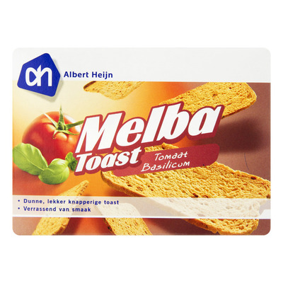Huismerk Melbatoast tomaat-basilicum