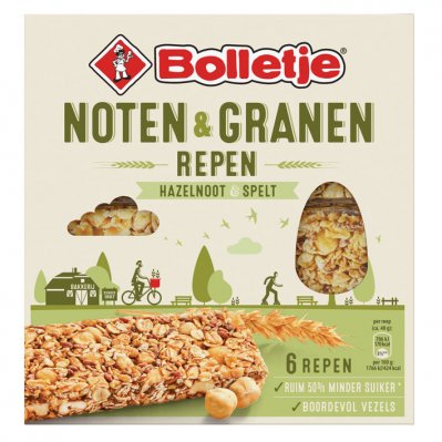 Bolletje Noten & granen hazelnoot spelt