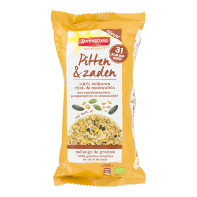 Zonnatura Ricecakes pitten & zaden