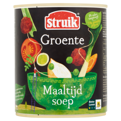 Struik Maaltijdsoep groente