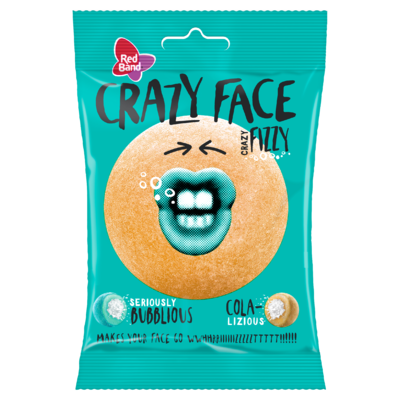 Red Band Crazy Face Fizzy 80 g