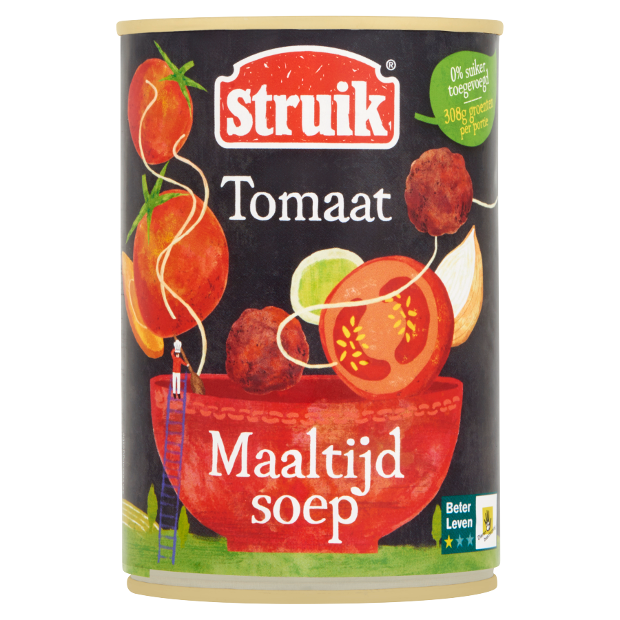 Struik Maaltijdsoep tomaat