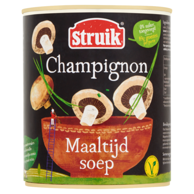 Struik Maaltijdsoep champignon