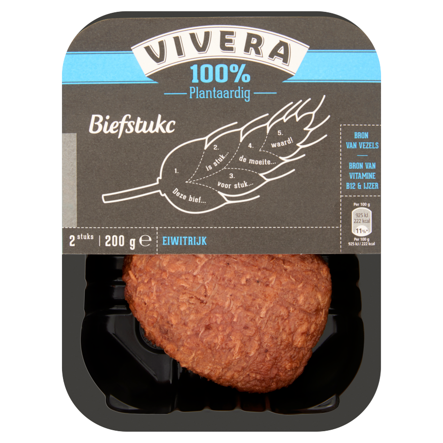 Vivera Plantaardige biefstuk 2x100gr