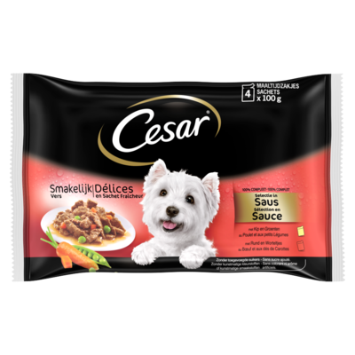 Cesar Smakelijk vers maaltijd in saus