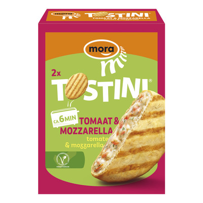 Mora Tostini mozzarella-tomaat