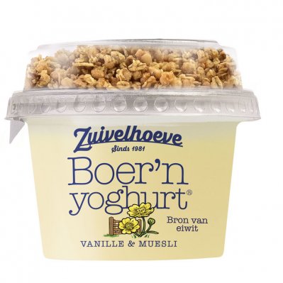 Zuivelhoeve Portie vanille met muesli