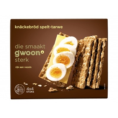 Huismerk Knäckebröd spelt-tarwe