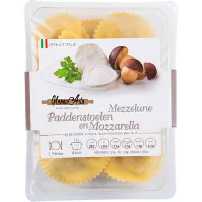 Nonna Ada Mezzelune paddenstoelen en mozzarella