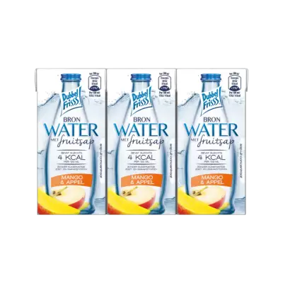 DubbelFrisss Bronwater Mango-Appel