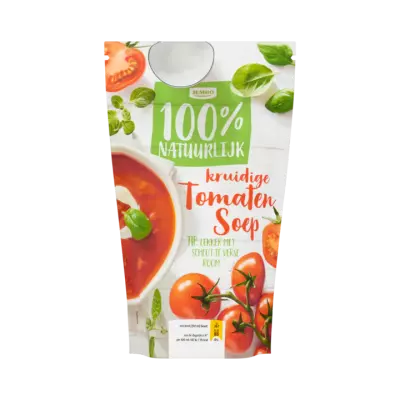 Huismerk Kruidige Tomatensoep