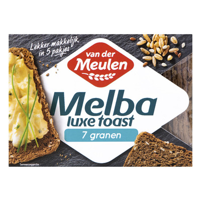 Van der Meulen Melba toast luxe 7 granen