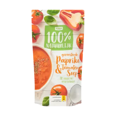 Huismerk Geroosterde Paprika & Tomatensoep