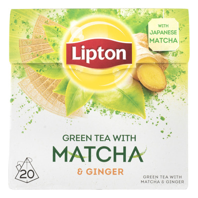 Lipton Green matcha ginger kop