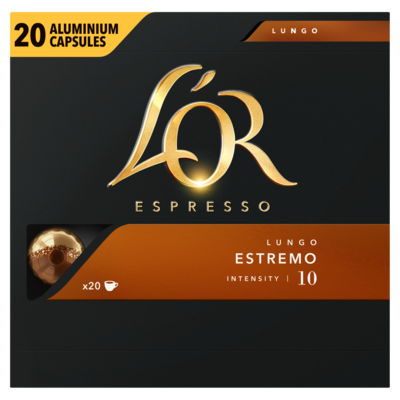 L'or Lungo Estremo Koffiecups Voordeelpak 20 Stuks
