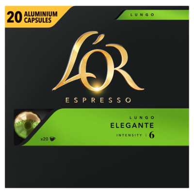 L'or Lungo Elegante Koffiecups Voordeelpak 20 Stuks