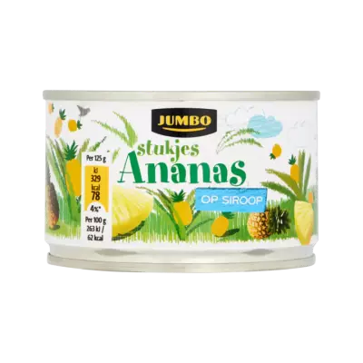 Huismerk Ananas Stukjes op Siroop